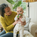 Dr. Brown’s Peapod Teether and Training Toothbrush, Soft and Safe for Baby Gums and First Teeth