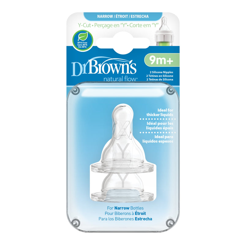 Dr. Brown's Standard Y-Cut Nipple (2 pack)