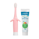 Dr. Brown’s Infant-to-Toddler Training Toothbrush Set with Fluoride-Free Baby Toothpaste