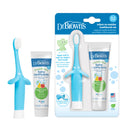 Dr. Brown’s Infant-to-Toddler Training Toothbrush Set with Fluoride-Free Baby Toothpaste