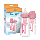 Dr. Brown's 9 oz Options + Wide-Neck Bottles Pink 2-Pack