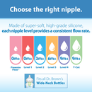 Dr. Brown s Options+ Wide-Neck Baby Bottle Nipple Level Two (2 pack)