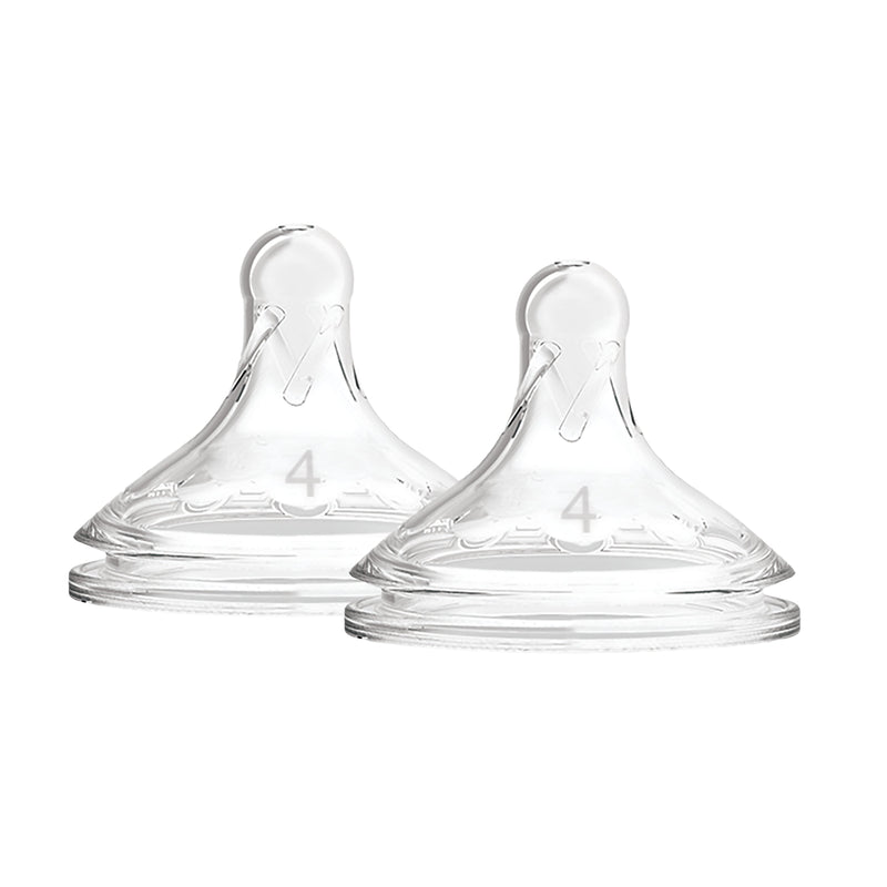 Dr. Brown s Options+ Wide-Neck Baby Bottle Nipple Level Four (2 pack)