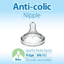 Dr. Brown's Natural Flow Options+ Wide-Neck Bottle Nipple 2 pack