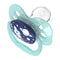 Dr. Brown’s Advantage 100% Silicone Baby Pacifiers Symmetrical Soother, Blue