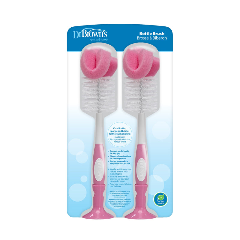 Dr. Brown's Bottle Brush, 2Pk in Pink