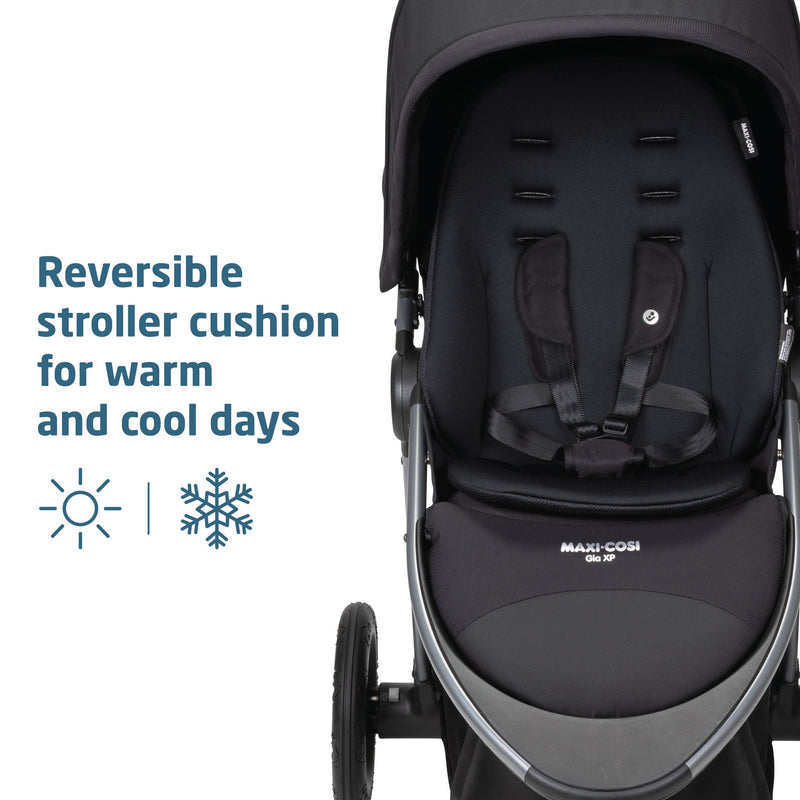 Maxi-Cosi Gia XP Luxe 3-Wheel Travel System With Mico Luxe Infant Car Seat