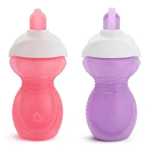 Munchkin® Click Lock™ Flip Straw Toddler Sippy Cup, 9 Ounce, 2 Pack