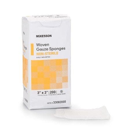 Mckesson Woven Gauze Sponge - Square NonSterile - Senior.com Gauze Sponges