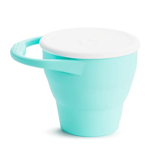 Munchkin® C’est Silicone! Collapsible Toddler Snack Catcher® Cup with Lid