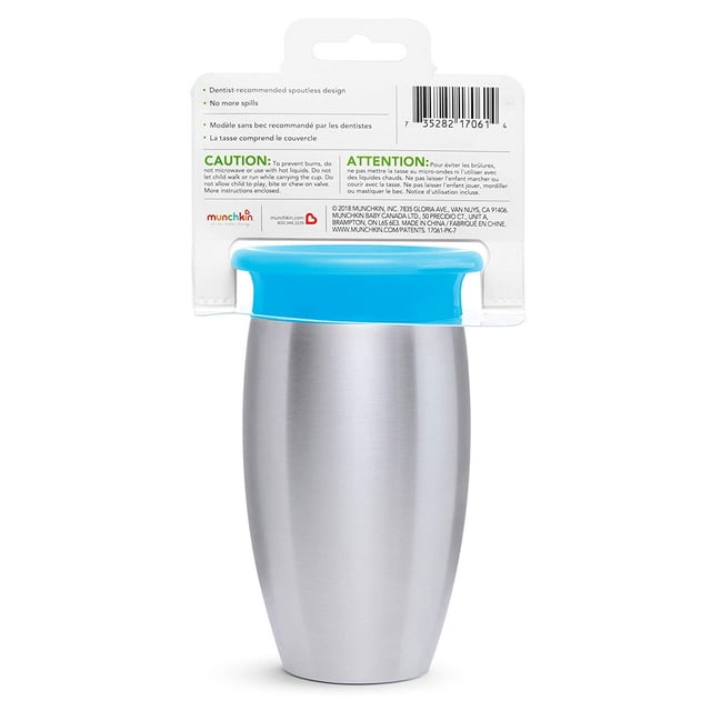 Munchkin Miracle 360° Stainless Steel Sippy Cup - 10oz