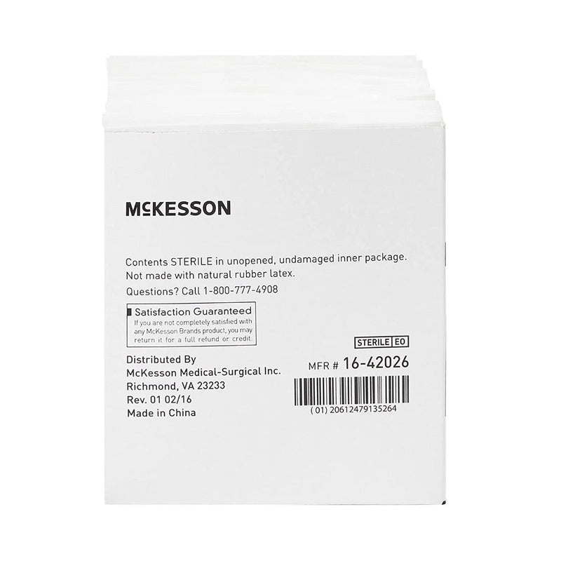 McKesson I.V. Drain Split Dressing Sponges - Sterile Poly / Rayon Blend