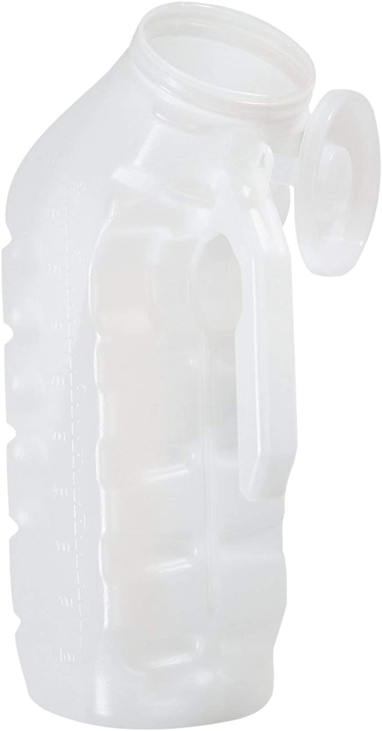 McKesson Male Urinal 1 Quart / 1000 mL Translucent White