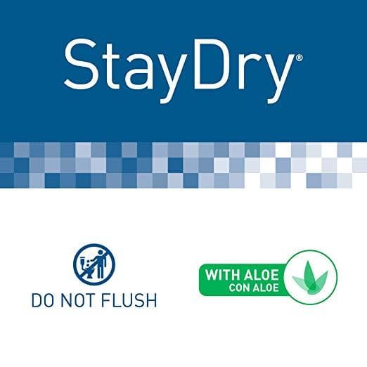 Mckesson StayDry Disposable Washcloths with Aloe