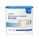 Mckesson Ultra Plus Stretch Tab Closure Unisex Briefs - Heavy Absorbency - Senior.com Incontinence