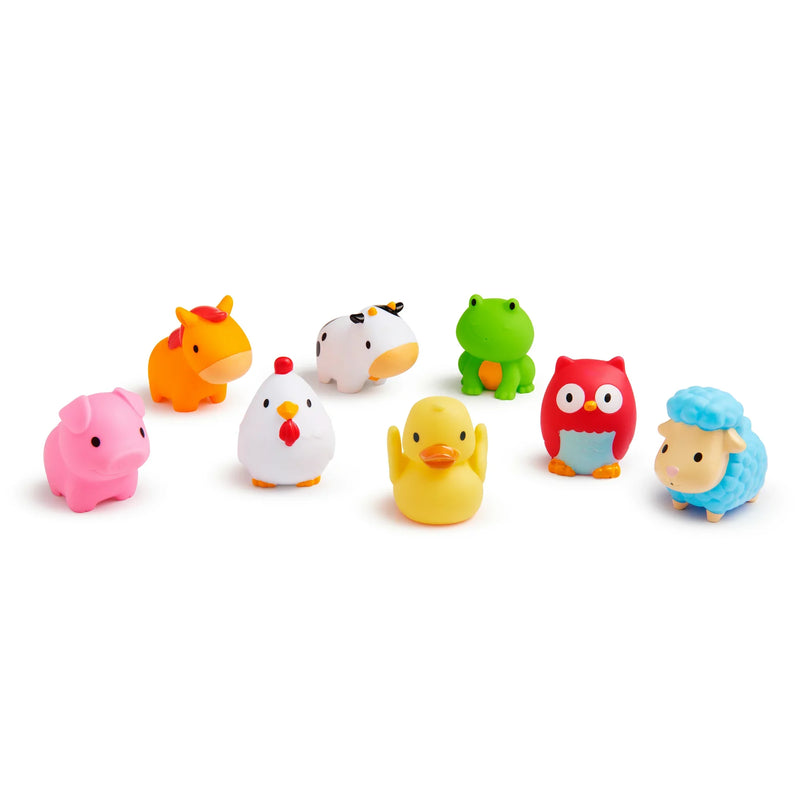 Munchkin Farm Squirts Bath Toy 8 Pack