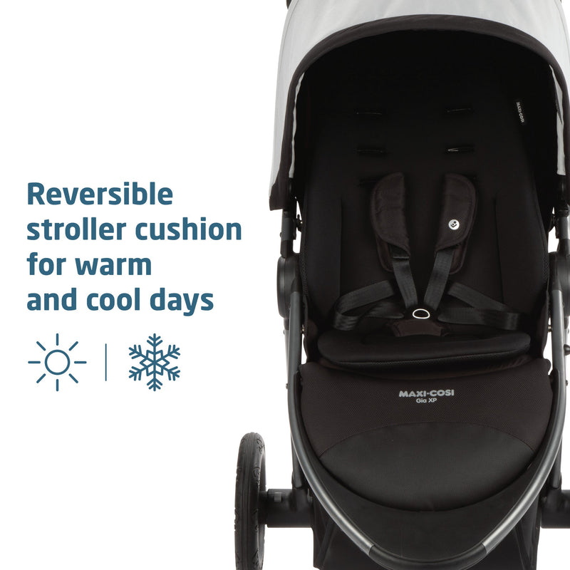 Maxi-Cosi Gia XP Luxe 3-Wheel Travel System With Mico Luxe Infant Car Seat