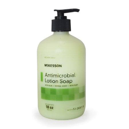 Mckesson Antimicrobial Lotion Soap with Aloe - Herbal Scent - Senior.com Hand Soap