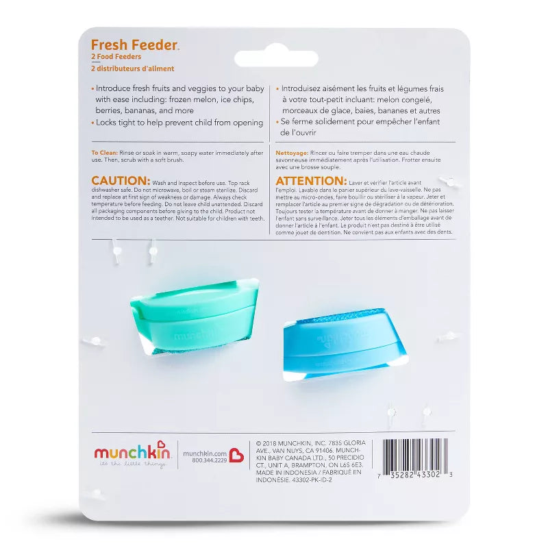 Munchkin Fresh Food Feeder, 2 Pack