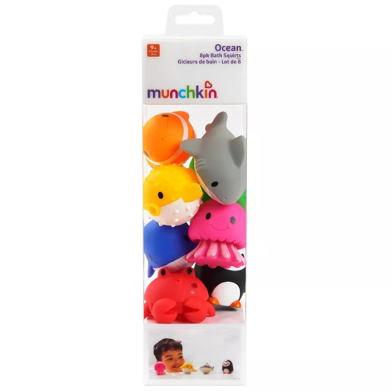 Munchkin Ocean Squirts Bath Toy 8pk