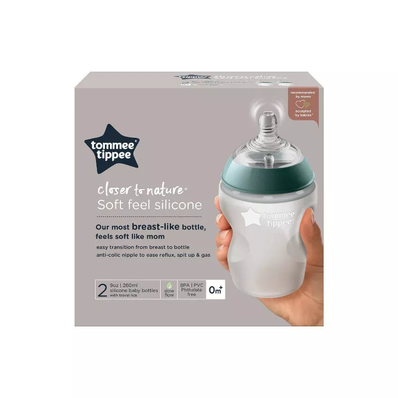 Tommee Tippee Closer to Nature Silicone Baby Bottle