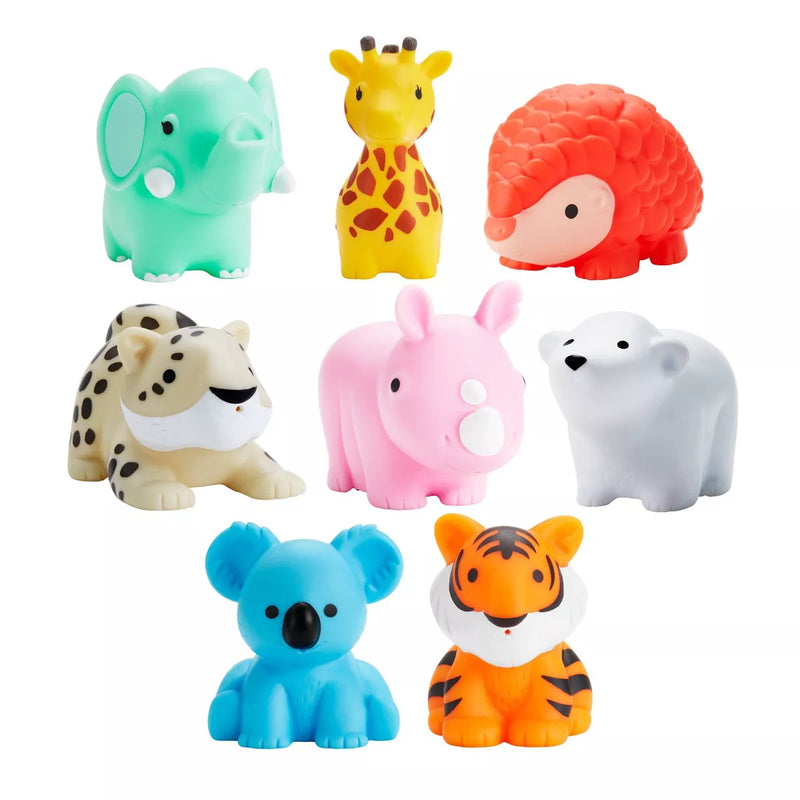 Munchkin Wild Animal Bath Toy Squirts - 8pk