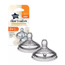 Tommee Tippee Closer To Nature Baby Bottle Nipples - 2pk