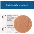 McKesson Medi-Pak Performance Sheer Adhesive Spot Bandage - 1" Diameter