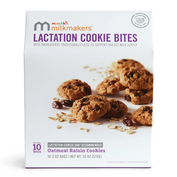 Munchkin Milkmakers Oatmeal Raisin Lactation Cookie Bites