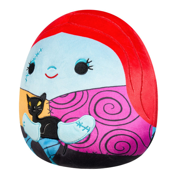 Squishmallows Original Disney 8-Inch Sally Holding Black Cat