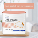 McKesson StayDry Ultra Underpads - Disposable Heavy Absorbency