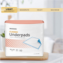 McKesson Classic Lite Underpads - Disposable Lite Absorbency