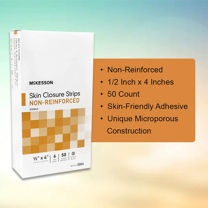 McKesson Skin Closure Strips - Sterile Non-Reinforced