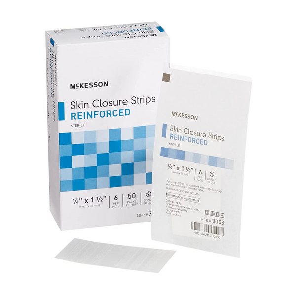 McKesson Skin Closure Strips - Sterile Non-Reinforced - Senior.com Bandages