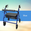 Mckesson Bariatric Rollator Walker with Seat and 8" Wheels