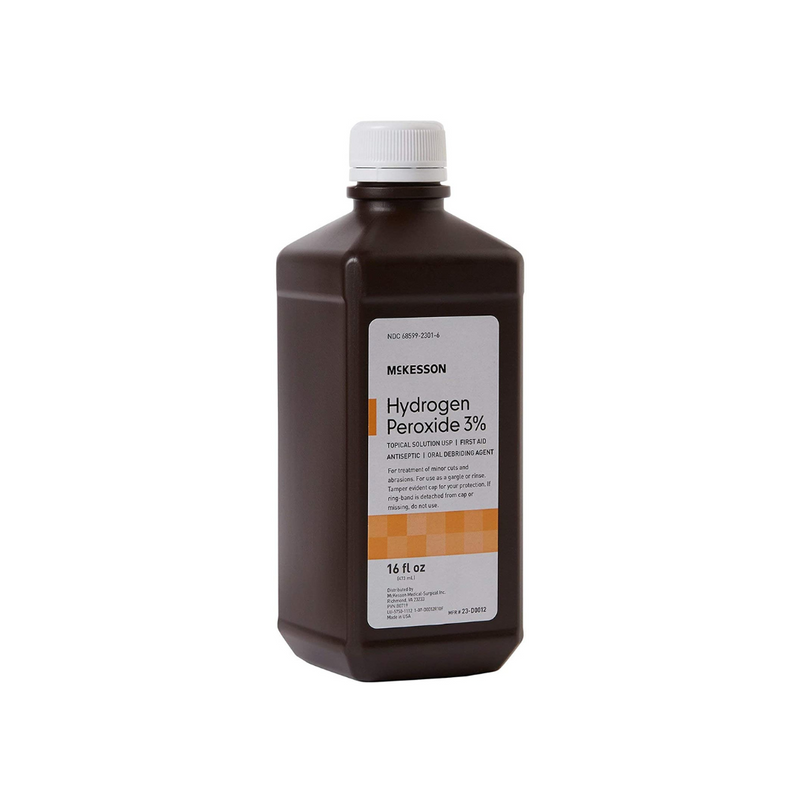 McKesson Antiseptic Hydrogen Peroxide 3% Strength - Senior.com Hydrogen Peroxide