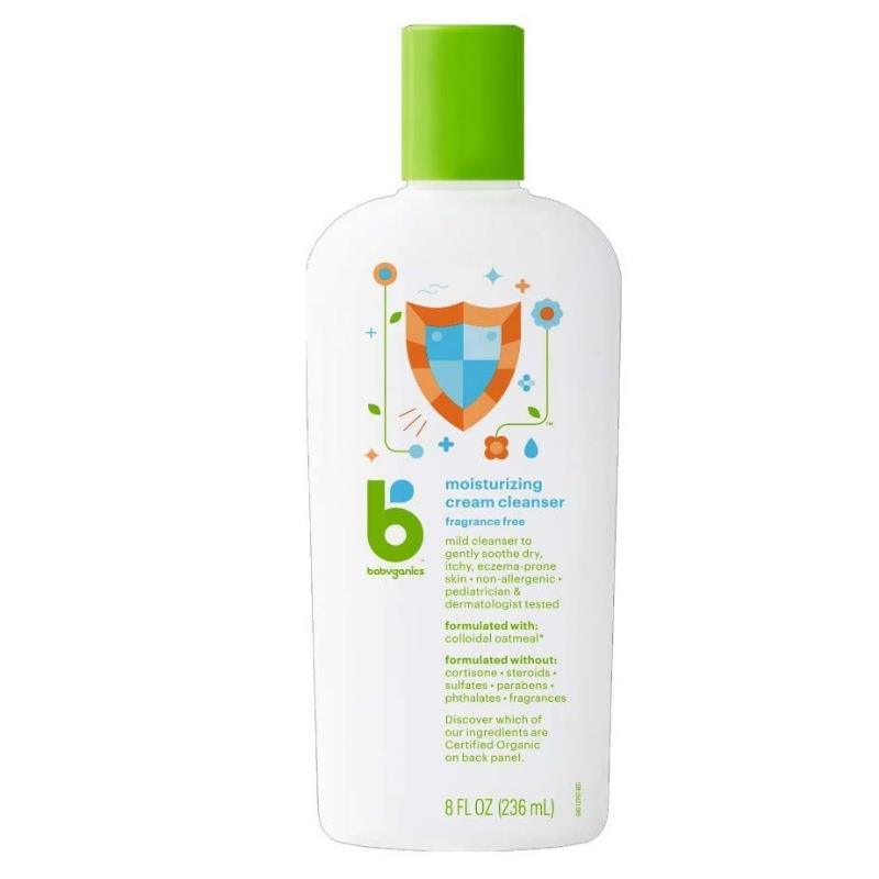 Babyganics Cream Baby Body Wash,8oz