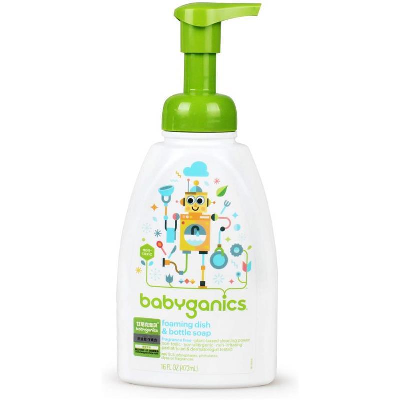 Babyganics - Foaming Dish & Bottle Soap 16Oz