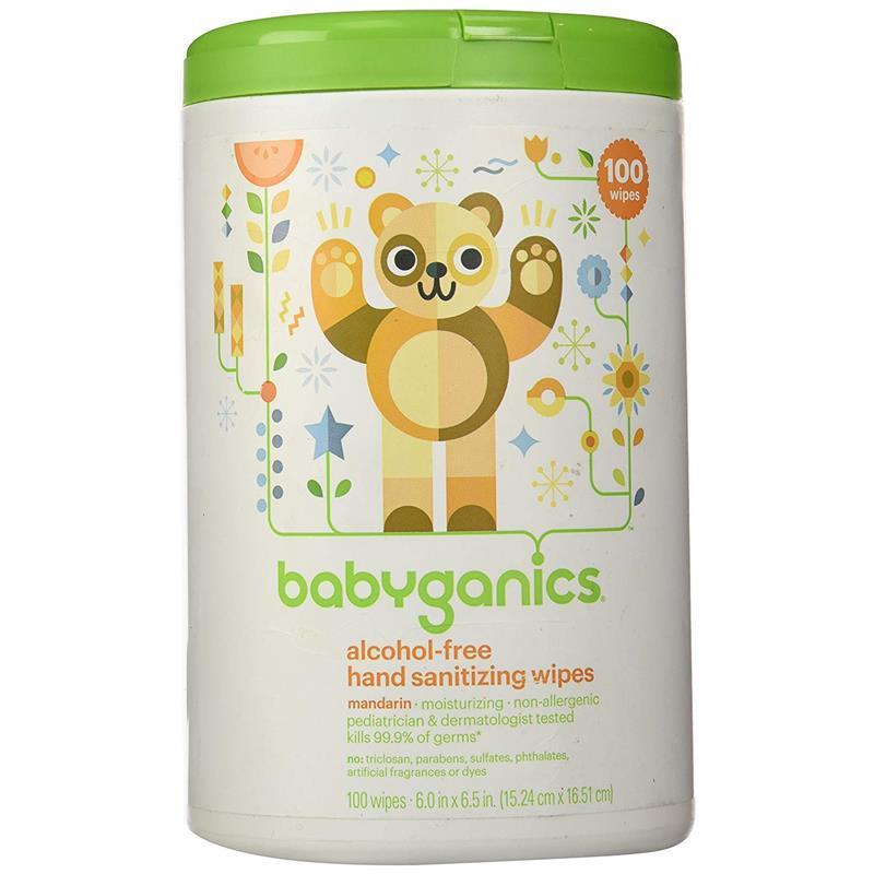 Babyganics - Hand Sanitizing 100 Wipes