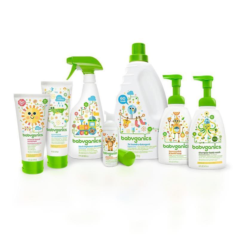 Babyganics - Shampoo + Body Wash 16Oz