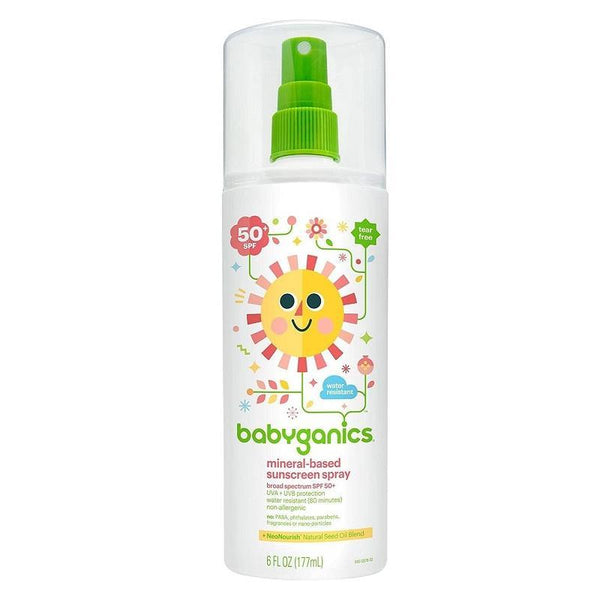 Babyganics Sunscreen Spray SPF 50+,8oz