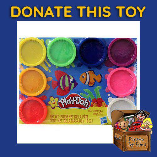 DONATE THIS TOY - Pirate Toy Fund -  Play-Doh 8 Pack - Rainbow