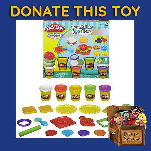 DONATE THIS TOY - Pirate Toy Fund -  Play-Doh Sweet Shoppe Lunchtime Creations