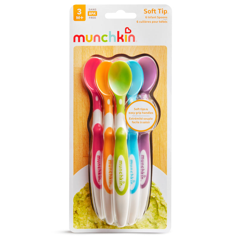 Munchkin Soft-Tip Infant Spoons - 6pk