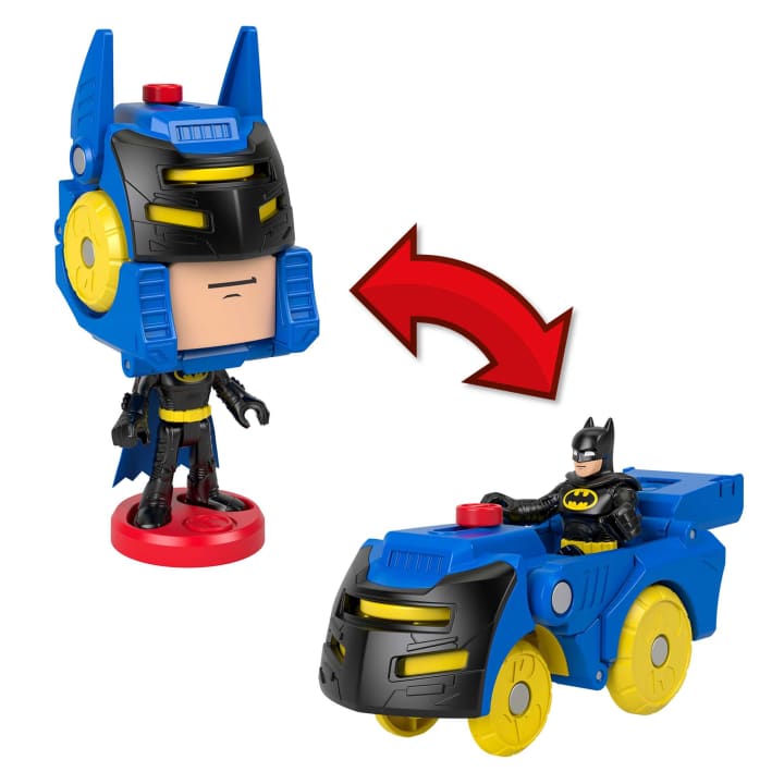 Fisher-Price Imaginext - DC Super Friends Head Shifters Batman & Batmobile