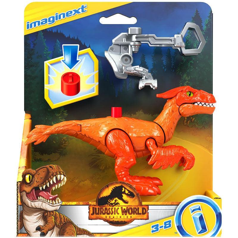 Fisher Price-Fisher-Price Imaginext - Jurassic World 3 Basic Dino-GVV94-Pyroraptor-Legacy Toys