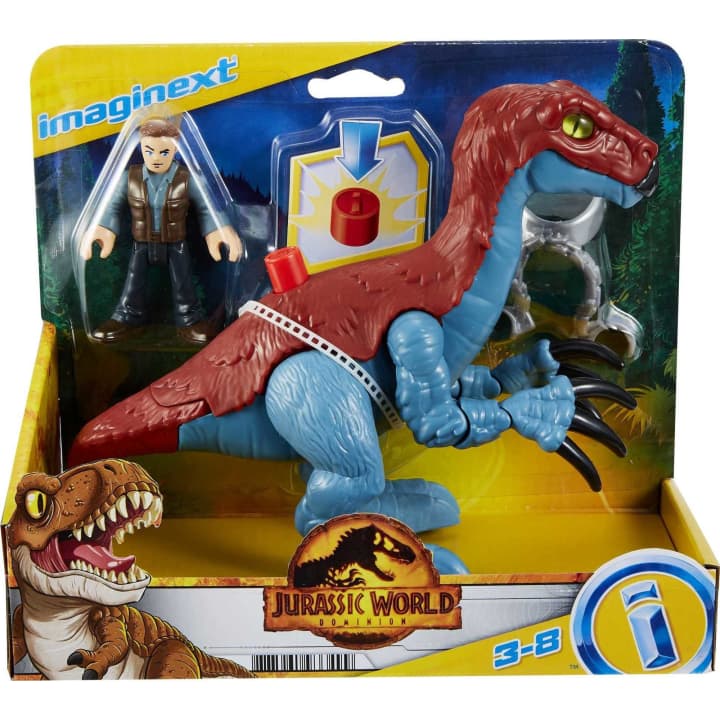 Fisher-Price Imaginext - Jurassic World Therizinosaurus & Owen