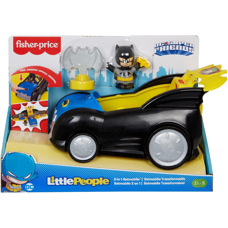 Fisher-Price Little People - DC Super Friends 2-in-1 Batmobile