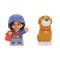 Fisher Price-Fisher-Price Little People Figure 2 Pack-HBW64-Mail Carrier and Dog-Legacy Toys