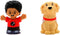 Fisher Price-Fisher-Price Little People Figure 2 Pack-HJW73-Boy and Dog-Legacy Toys